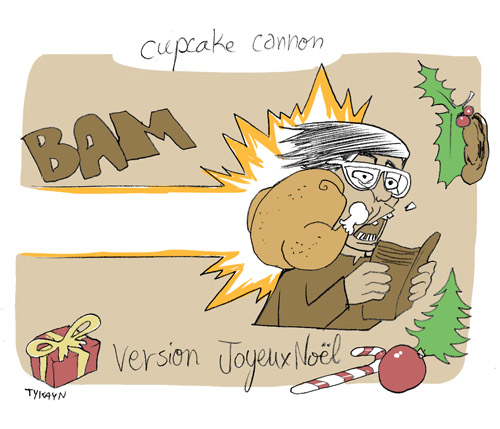cupcake cannon noel